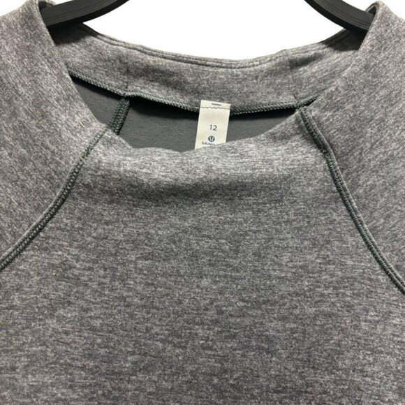 Lululemon Athletica Womens Hill And Valley Mock Neck Pullover Size 12 - Picture 6 of 10